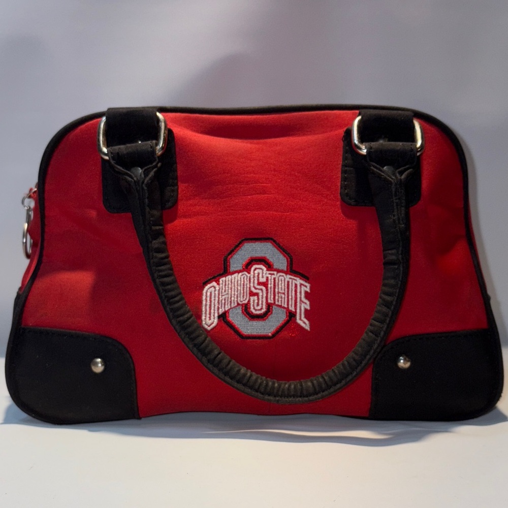 Ohio State Red Shoulder Bag with Logo